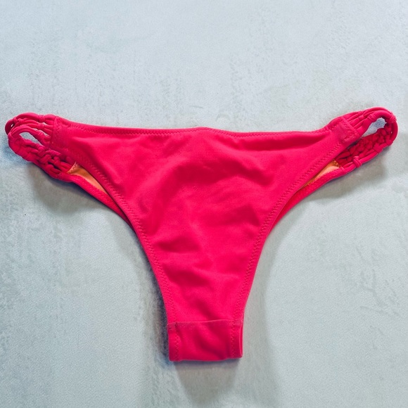 Victoria's Secret Bathing‎ Suit Bottom Pink Womens Size Small - Picture 3 of 3